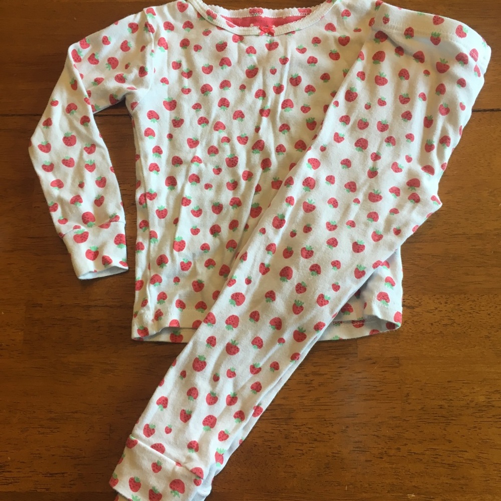 Strawberry Print PJ Set